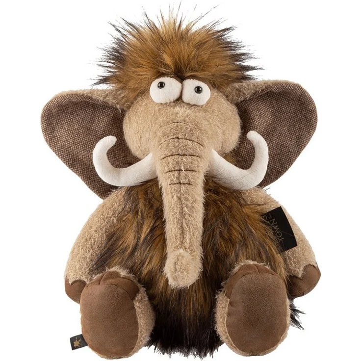 Sigikid Kuscheltier Mammut Hatmut BeastsTown, kuschelweich, 41 cm, waschbar bei 30°C, grau – Bild 1