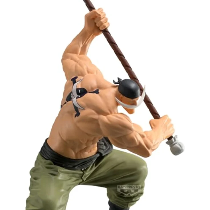 Banpresto Edward Newgate One Piece Actionfigur, 21 cm, PVC Sammlerfigur, mehrfarbig, mit Basisständer, lizenziertes Produkt – Bild 4