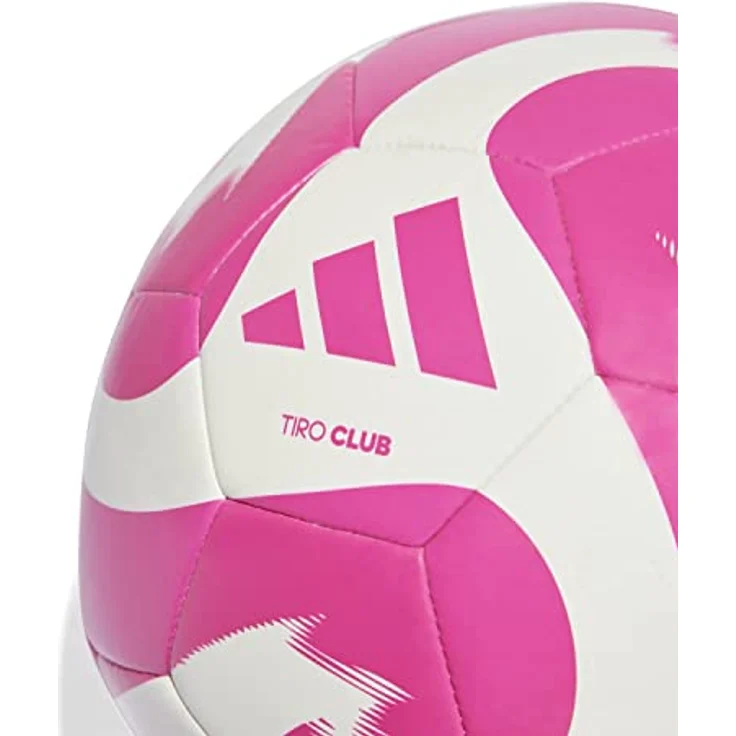 adidas Unisex Ball Tiro Club Football, White/Team Shock Pink, Machine-Stitched, Größe 3 – Bild 3