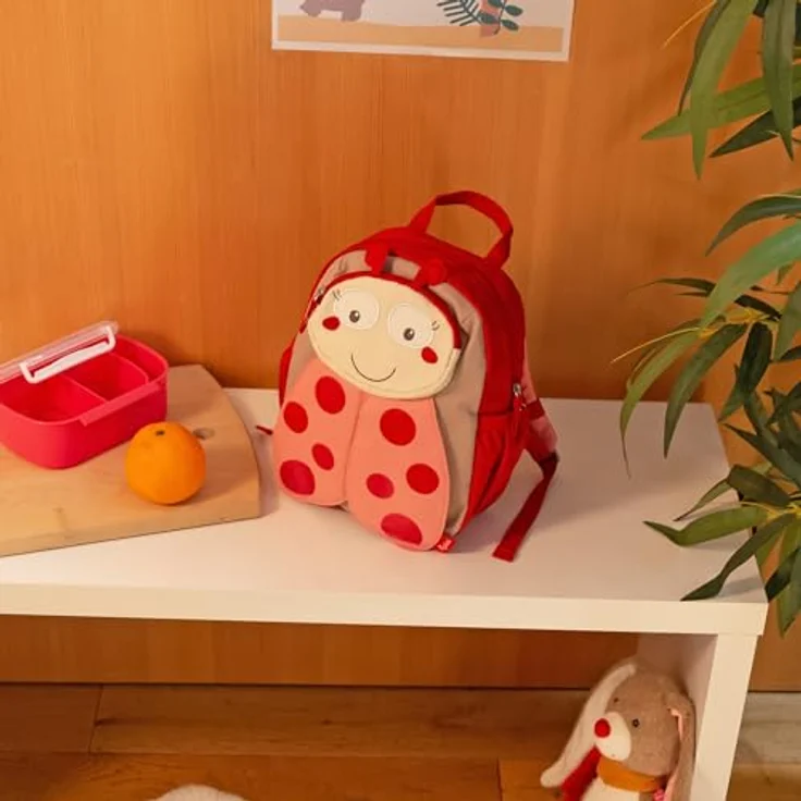 sigikid Kinderrucksack Marienkäfer, Kindergarten-Rucksack: robust, leicht, kindgerecht, für Kita, Krippe, Ausflüge, Freizeit, für Kinder von 2-5 Jahren, 5,2 l – Bild 4