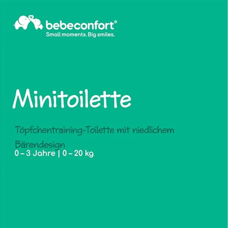 bebeconfort Mini-Toilette mit Spültaste und Spülgeräuschen, pink, rutschfester Boden und herausnehmbare Schüssel – Bild 4