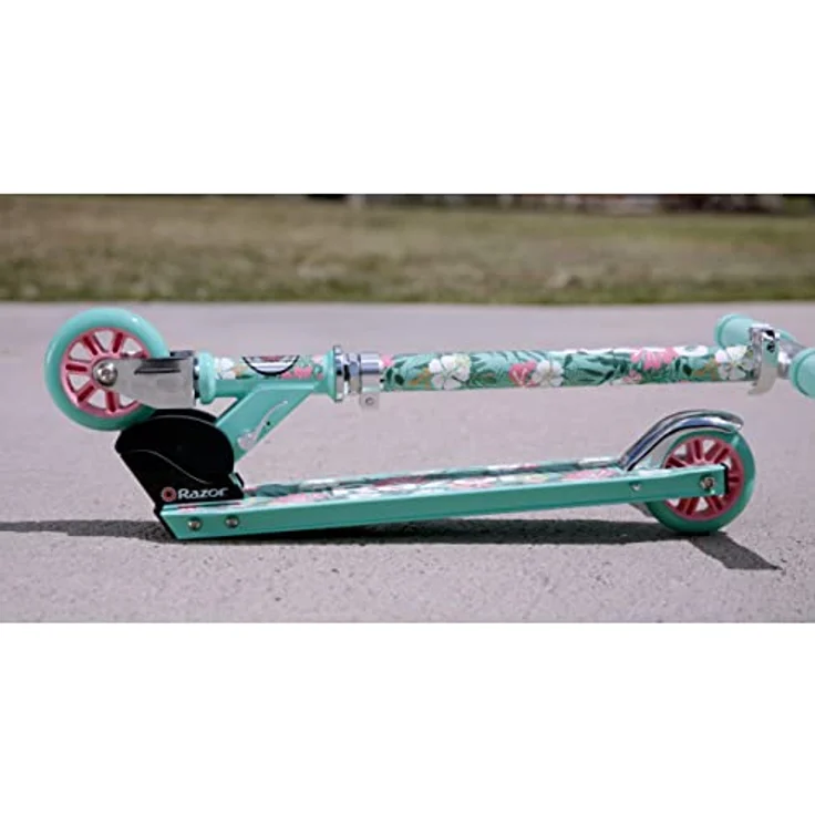 Razor A Kick Scooter Teal Paradise Sonderedition, Tretroller für Kinder ab 5 Jahren – Bild 9