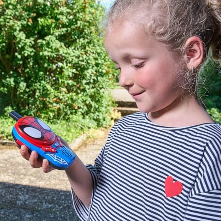 Vtech® Walkie Talkie Spidey und seine Super-Freunde, 2er Set im Spidey- und Miles Morales-Design mit Lautsprecher und Originalstimme – Bild 7