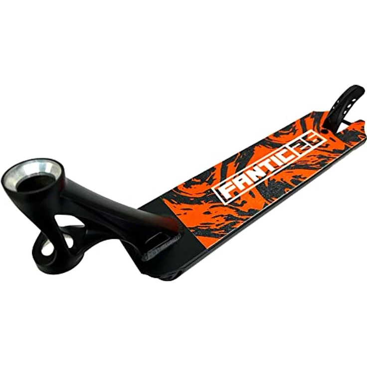 Fantic26 Stuntscooter Griptape 58,5cm x 15,5cm Swirl Schwarz/Orange, reißfest, wasserfest, extra starker Kleber – Bild 5