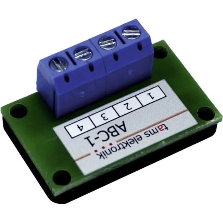 TAMS Elektronik ABC-1 49-03106-01-C Bremsmodul Fertigbaustein für Modellbau Zubehör, mit separaten Anschlüssen für Schienen und Schalter