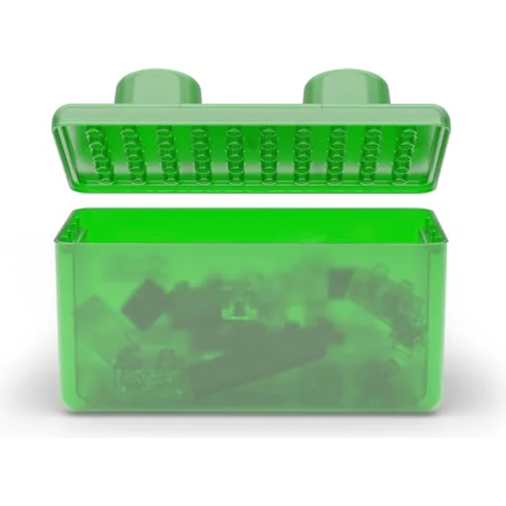 Jelly Blox Stash & Stack, 2-in-1 Aufbewahrungskoffer mit 30 sensorischen Bausteinen, Konstruktion Spielzeug für Kinder ab 2 Jahren – Bild 4