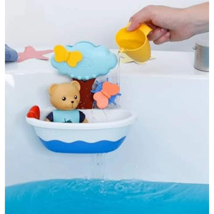 BABY Born Splish Splash Badewanne mit Teddy, Bade-Spielzeug-Set, Schwimmfunktion, Saugnäpfe, für Kinder ab 1 Jahr, 838105 Zapf Creation – Bild 4
