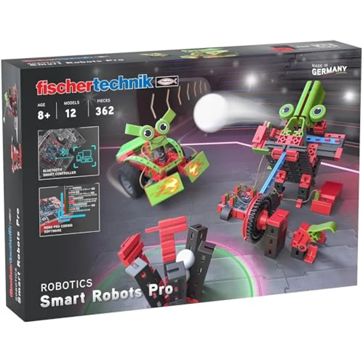 fischertechnik 569021 Smart Robots Pro – Programmierbarer Roboter-Bausatz für Kinder, 12 Modelle, ab 8 Jahren – Bild 1