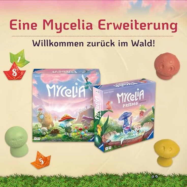 Ravensburger Mycelia Prisma Expansion, Erweiterung für Deck-Building-Spiel mit neuen Prisma-Tropfen und magischen Geschenken, DE/EN/IT/NL/ES – Bild 2