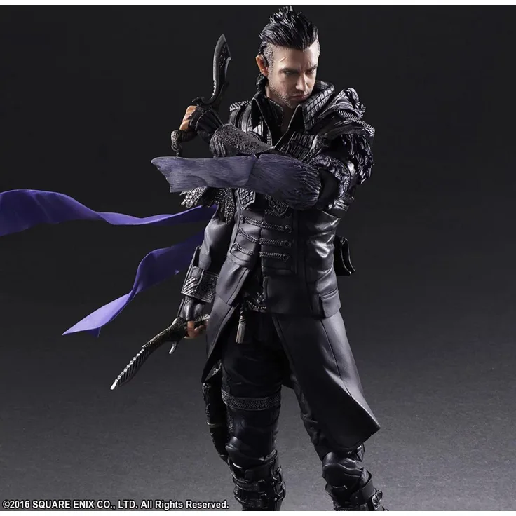 Square Enix Kingsglaive Final Fantasy XV Play Arts Kai Actionfigur Nyx Ulric, 27 cm, detailreiche Verarbeitung und hochwertige Materialien