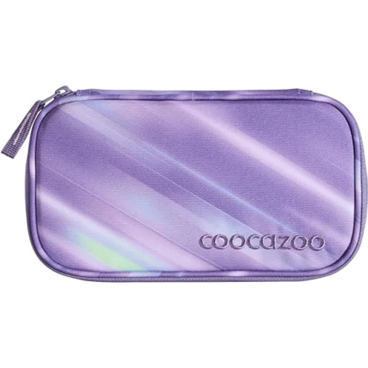 Coocazoo Schlampermäppchen Pencil Case Arctic Lights, geräumig und tragekomfortabel, violett – Bild 2