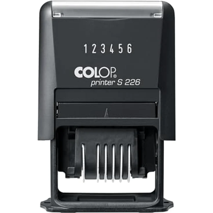 COLOP Ziffernstempel Printer S 226N, selbstfärbend in Schwarz, Ziffern von 0-999999, dokumentenecht – Bild 2