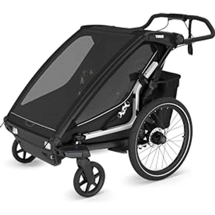 Thule Chariot Sport 2 Double, Veloanhänger mit modularen Sitzmöglichkeiten und integrierter LED-Beleuchtung – Bild 6