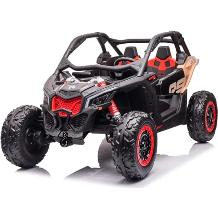 FINOOS Kinder elektroauto Maverick Buggy 24V, 2-Sitzer, 4 x Motor 24V, 200W, Akku: 24V, 2 – 7 Jahre (RS-Version)