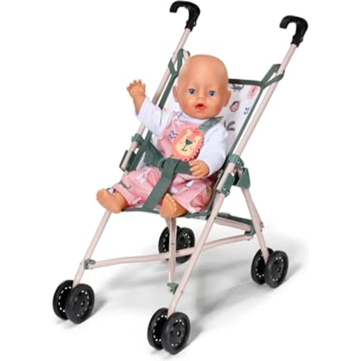 Baby Born Puppenbuggy Dschungel-Design, mit Tasche – Bild 7