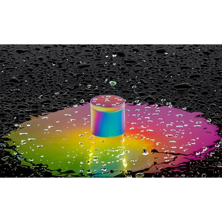 BestSaller 3009 SUPER SIX Reise-Würfelspiel Aluminum, 36 Spielstäbchen & 2 Würfel, Rainbow Splash, mehrfarbig – Bild 6