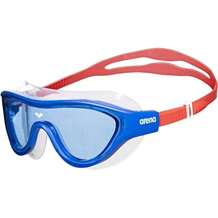 arena The One Mask Junior Anti-Fog Schwimmbrille für Kinder, Schwimmmaske mit Großen Verspiegelten Gläsern, UV-Schutz, Selbstjustierender Nasensteg, Orbit-Proof Dichtungen – Bild 1