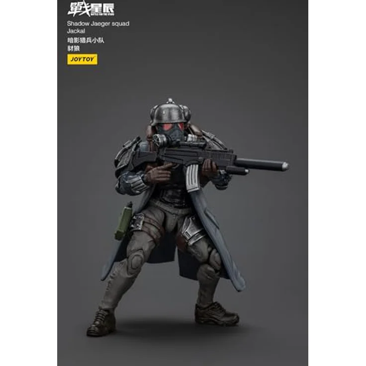 Joy Toy Battle For the Stars Actionfigur Shadow Jaeger Squad Jackal, 16 cm, hochdetailliert und voll beweglich mit austauschbaren Händen und Waffenaccessoires – Bild 17