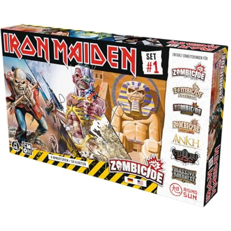 CMON Iron Maiden Character Pack 1, Miniaturen-Erweiterung für Dungeon Crawler, 1-6 Spieler, Ab 14+ Jahren, 60 Minuten, Deutsch, Mehrsprachig – Bild 3