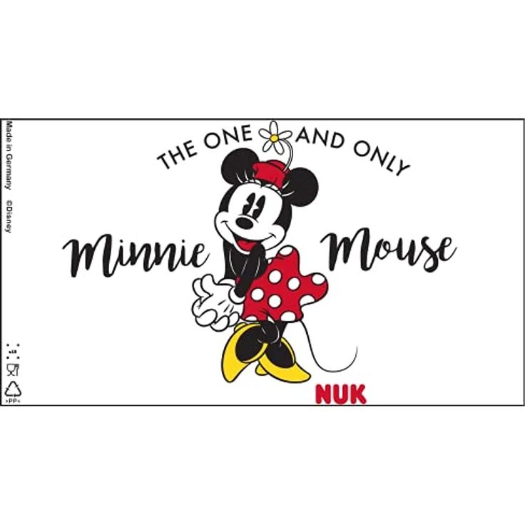 NUK First Choice Mickey Mouse Kinderflasche, 450 ml, grau, mit weichem Trinkschnabel für Kinder ab 36 Monaten – Bild 7
