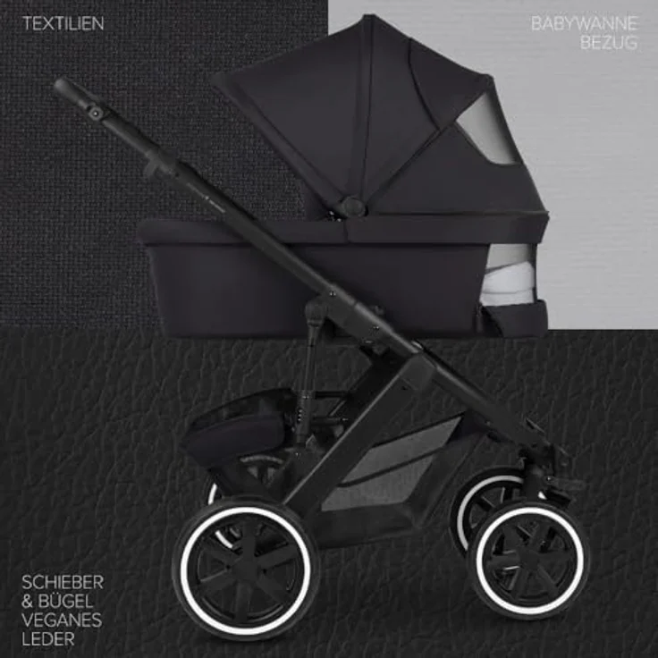 ABC Design Salsa 5 Air - Coal, Buggy mit großen Luftreifen und integrierter Federung – Bild 2