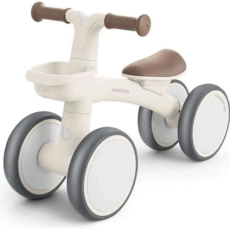 Kikka Boo Laufrad ZIPI, Baby 1 Jahr, Einstellbar, Beige