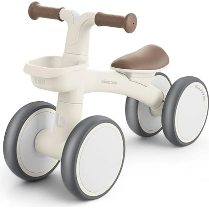 Kikka Boo Laufrad ZIPI, Baby 1 Jahr, Einstellbar, Beige – Bild 1
