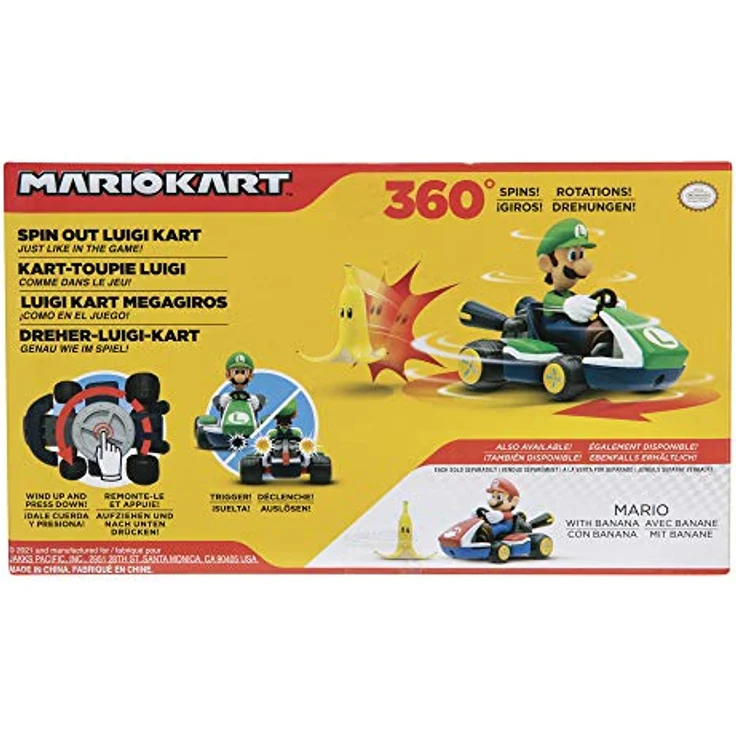 Super Mario - Spin Out Mario Kart - 1x Stück, zufällige Auswahl – Bild 8