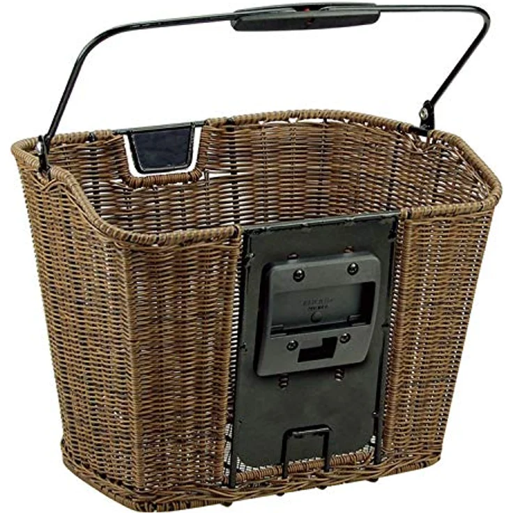 KLICKfix Farradtasche Structura Korb Lenkerkorb, Braun Ef, 25 x 34 x 27 cm – Bild 2