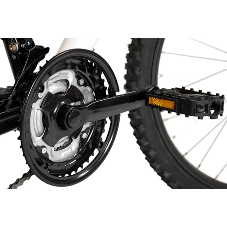 WYLD Kinder-Mountainbike Fully ATB 24" Zodiac weiß-grün 18 Gänge RH 38 cm – Bild 5