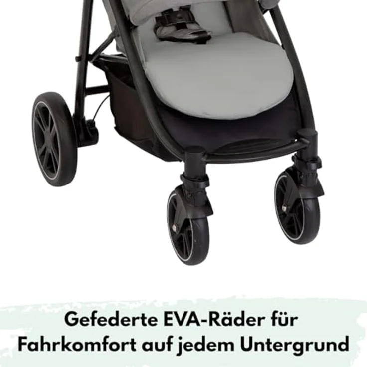 Graco Buggy Eezefold DLX, Sportwagen mit Einhand-Faltmechanismus, Becherhalter und Mobilitätsgarantie - Lunar – Bild 7