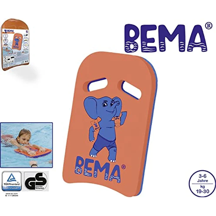 BEMA Schwimmbrett, hochwertige Schwimmhilfe in ergonomischer Form – Bild 2