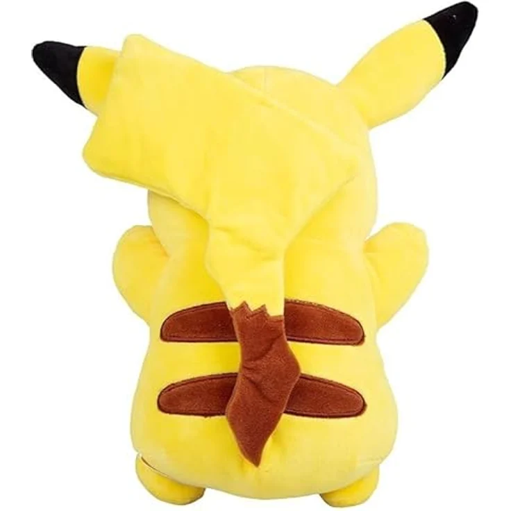 Pokémon Pikachu Plüsch 30cm, weiches Kuscheltier in Gelb/Rot, offizielles Spielzeug für Kinder ab 2 Jahren – Bild 3