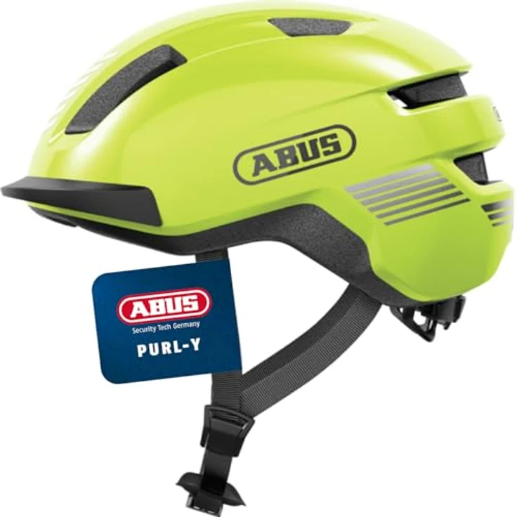 ABUS Fahrradhelm Purl-Y – NTA-Schutzhelm für E-Bike und S-Pedelec – Gelb, Größe S – Bild 1