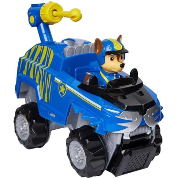 Spin Master Paw Patrol Jungle Pups, Tiger Vehicle von Chase, Spielzeugtruck mit Actionfigur und Abschussvorrichtung, für Kinder – Bild 2