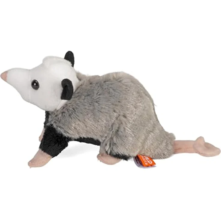 Wild Republic Opossum Kuscheltier - Pocketkins Eco, aus recycelten PET-Flaschen, 13 cm, Plüsch, Handwäsche – Bild 4