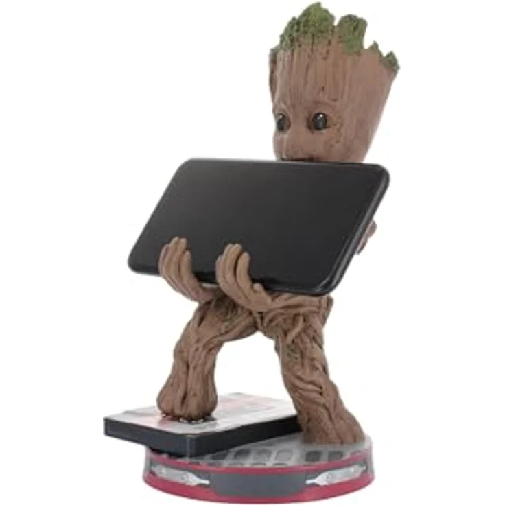 exquisite gaming Marvel Cable Guys Lade-Halter Smiley Toddler Groot 22 cm, intergalaktischer Kabelhalter für Controller und Handy – Bild 2