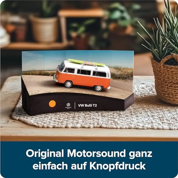 FRANZIS VW Bulli Advent Calendar inkl. Metall-Modellauto im Maßstab 1:43, Soundmodul mit original VW Bulli T2 Klang und großformatigem Begleitbuch – Bild 4