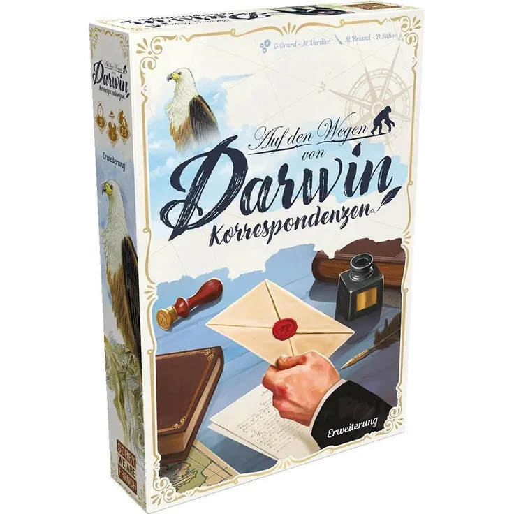 Sorry We Are French Auf den Wegen von Darwin - Korrespondenzen, Erweiterung für Brettspiel mit neuen Tierarten und Korrespondenz-Mechanik