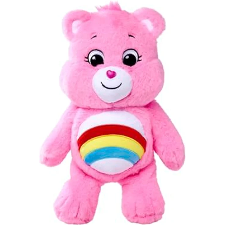 Simba 6305878000 - Glücksbärchi, Hurrabärchi, 35cm, Care Bears Plüschfigur, rosa – Bild 2