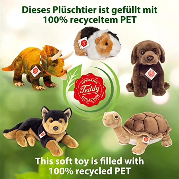 Teddy Hermann Herzekind 93954 Walfisch Waltraud 44 cm, Kuscheltier, Plüschtier mit recycelter Füllung – Bild 5