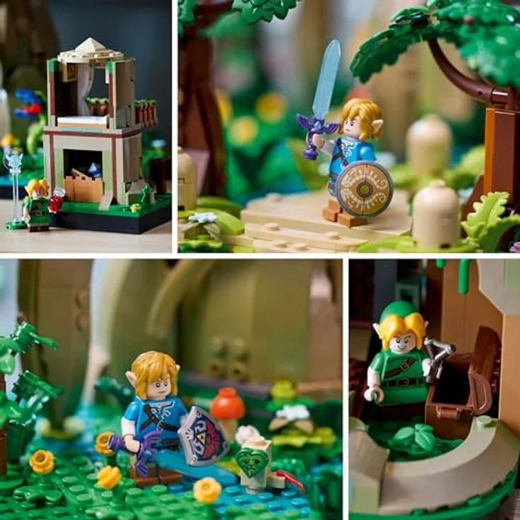 LEGO The Legend of Zelda Deku-Baum 2-in-1, Bauset mit 4 Minifiguren, 2.500 Teilen, Geschenk und Sammlerstück für Erwachsene Sammler und Fans 77092 – Bild 5