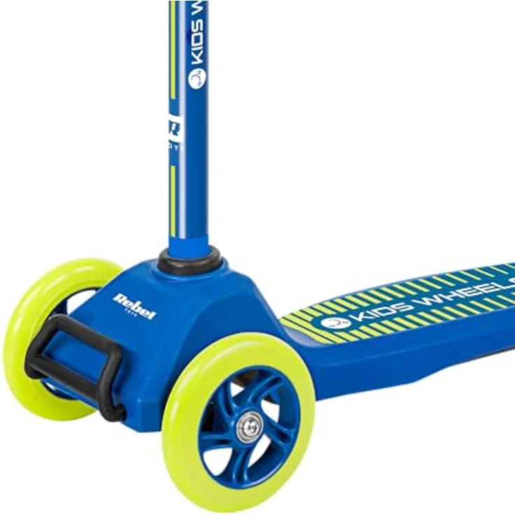 Rebel Kids Wheels Yellow (1LL) dreirädriger Tretroller mit 3-stufiger Lenkradhöhenverstellung – Bild 3
