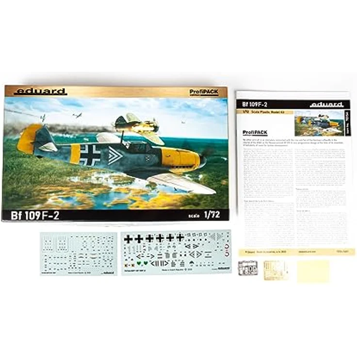 Eduard Plastic Kits 70154 - 1:72 Bf 109F-2 1/72 Profipack - Neu – Bild 2