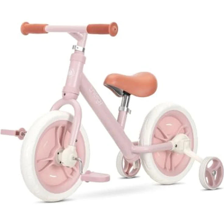 Lorelli Energy-Dreirad Balance-Fahrrad, 2-in-1 mit höhenverstellbarem Sitz, 11 Zoll EVA-Reifen, Rosa – Bild 2