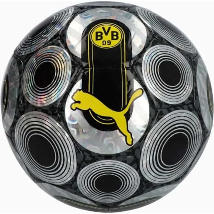 Puma Kultur Borussia Dortmund Fußball, offizieller Spielball für Fans, schwarz-gelb