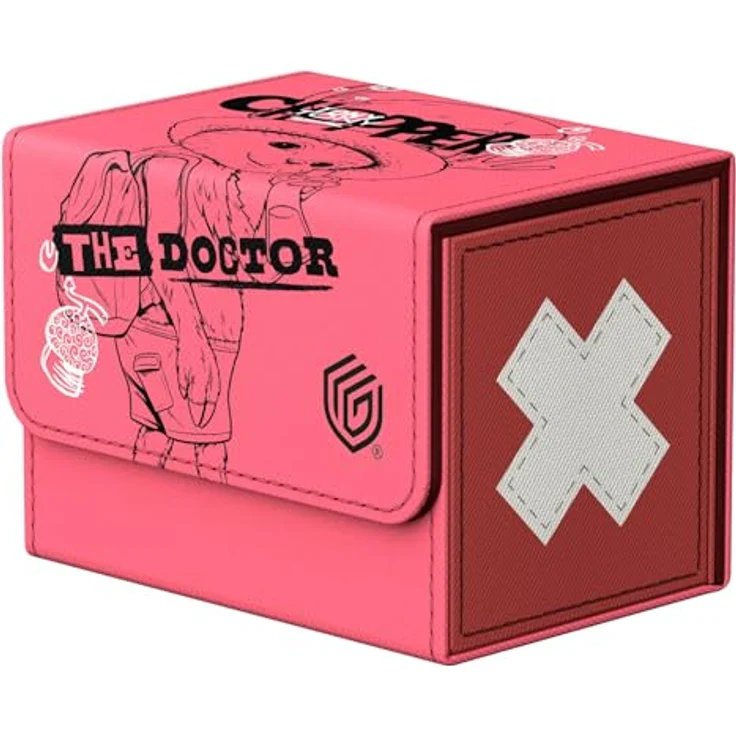 Ultimate Guard Sidewinder 80+ Xenoskin Deck-Box, pink, für bis zu 80 doppelt gesleevte Karten mit Magnetverschluss und Mikrofaserinnenseite – Bild 1