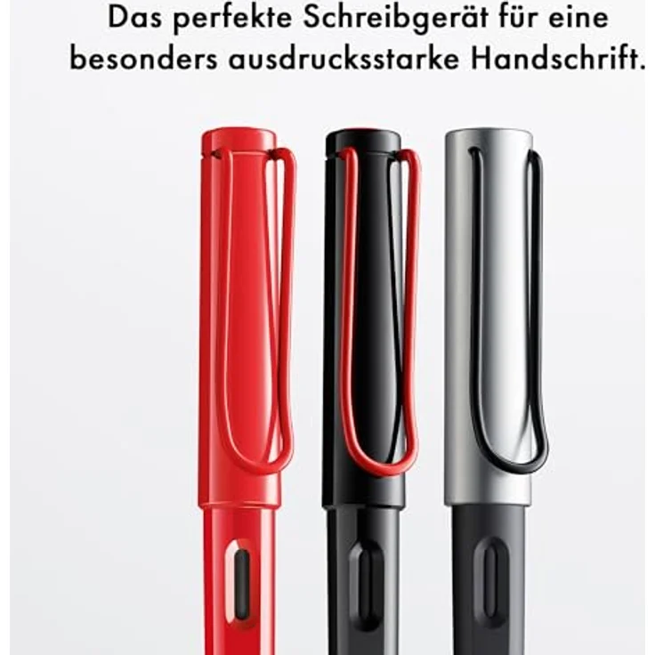 LAMY Füllfederhalter joy, Schönschreibfüller strawberry black mit Federspitzen 1.1 1.5 1.9 – Bild 7
