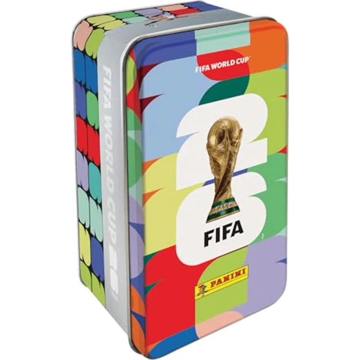 Panini FIFA WORLD CUP 2026™ Sticker (Classic Tin), offizielle Stickerkollektion mit 980 Stickern für alle 48 Nationalteams