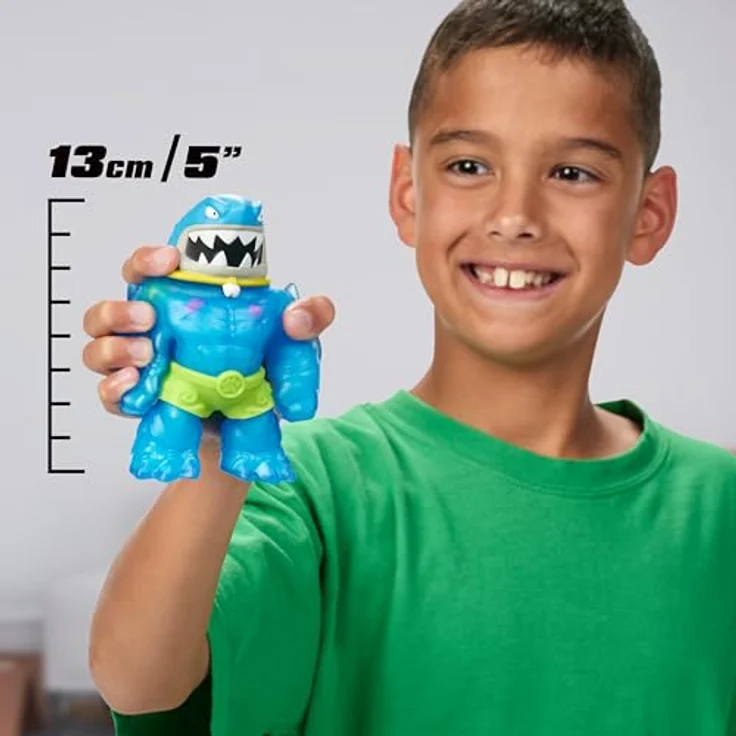 Heroes of Goo Jit Zu Hero Creator - Thrash, dehnbare Actionfigur mit Creator Chamber und 3 einzigartigen Füllungen, bis zu 50 cm dehnbar – Bild 3